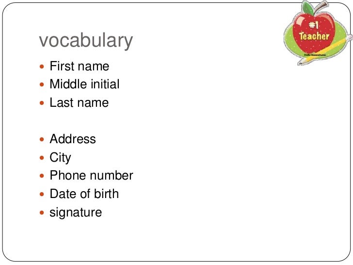 Personal identification