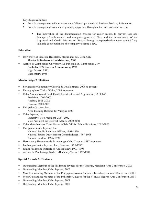 personal information sheet