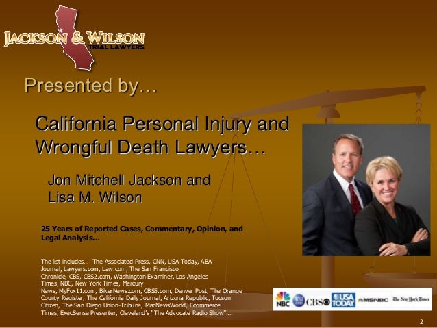 personal injury and wrongful death webinar personal injury in california flyers