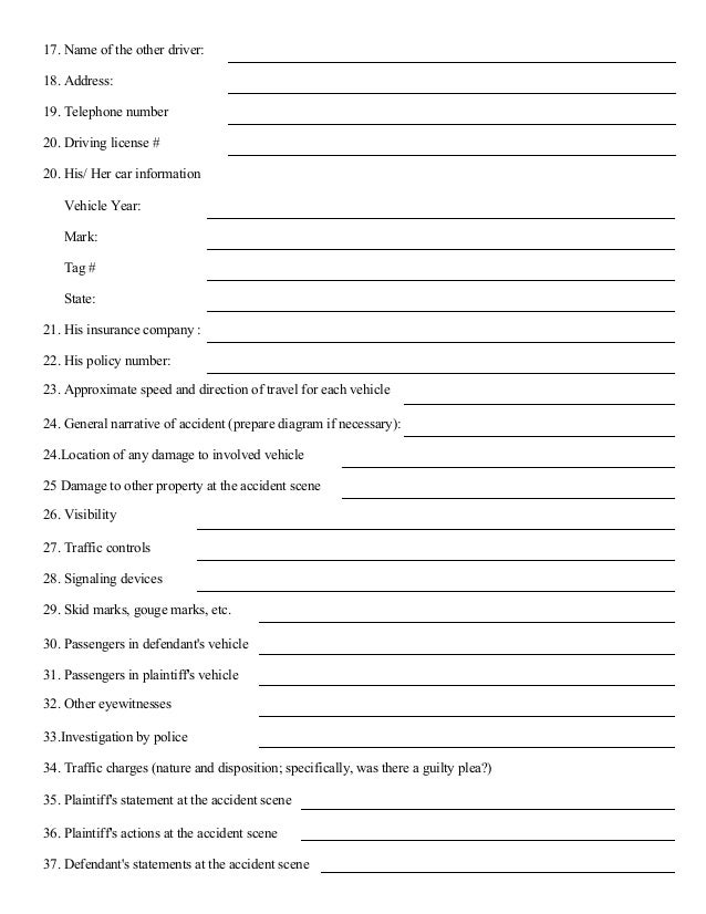 personal injury initial client interview checklist initial client interview form