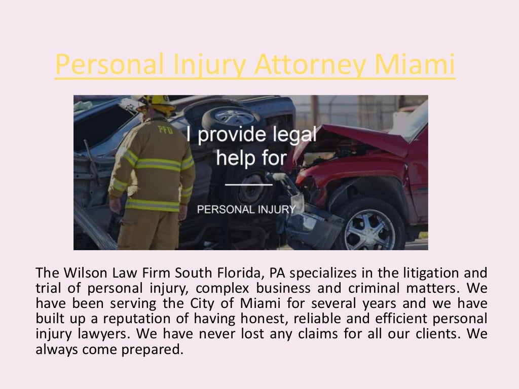 Personal injury lawyer fort lauderdale