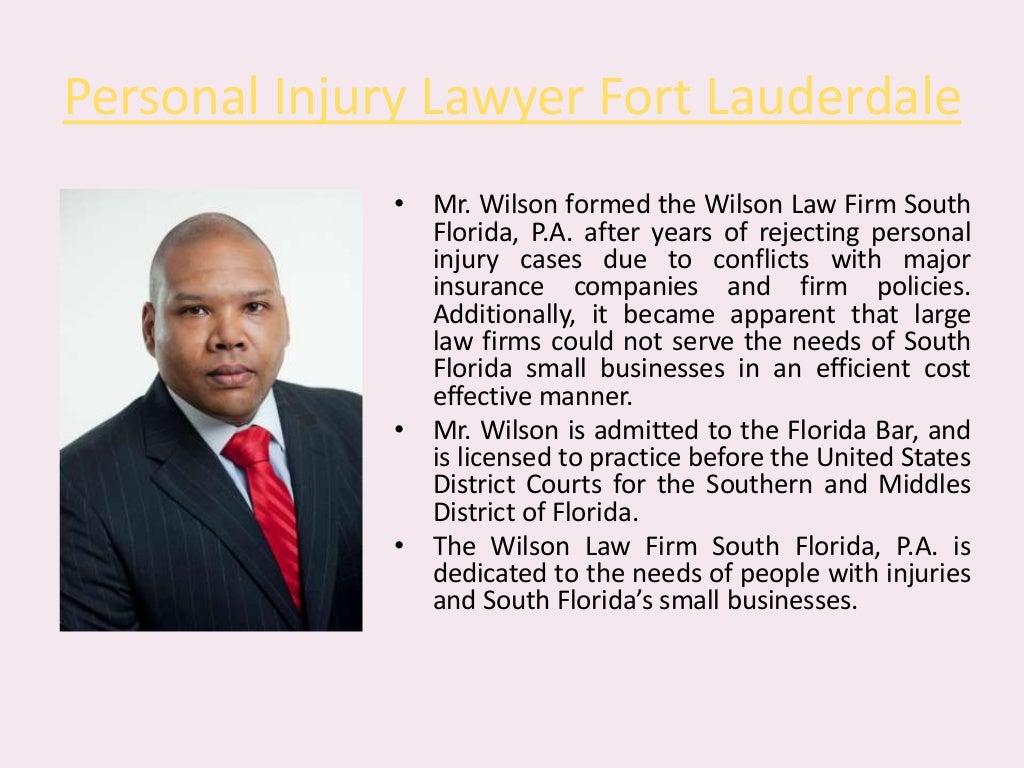 Personal injury lawyer fort lauderdale