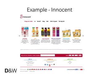 @digitalandwise | 0161 946 3851
Example - Innocent
 