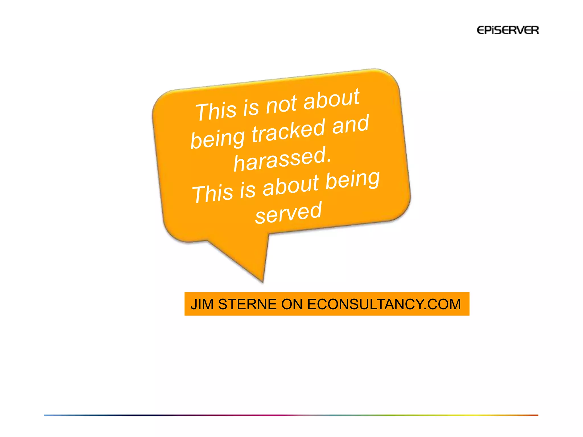 JIM STERNE ON ECONSULTANCY.COM
 