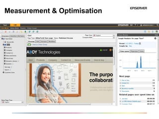 Measurement & Optimisation
 