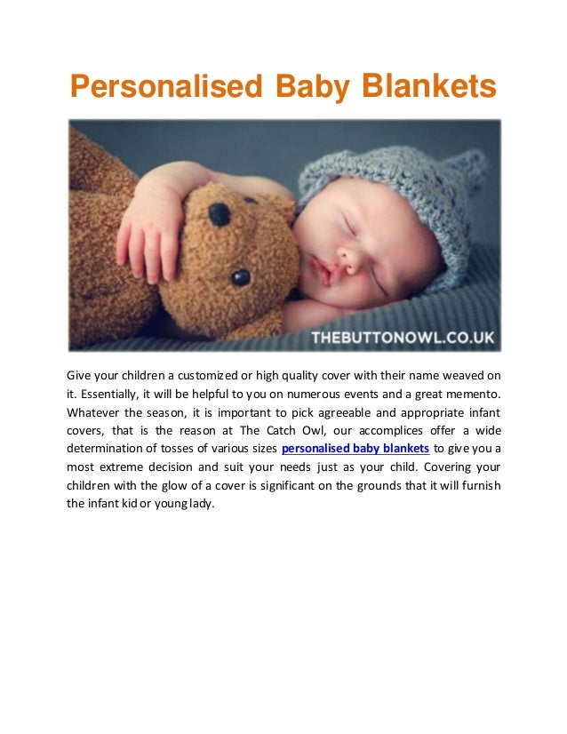 personalised name blankets uk