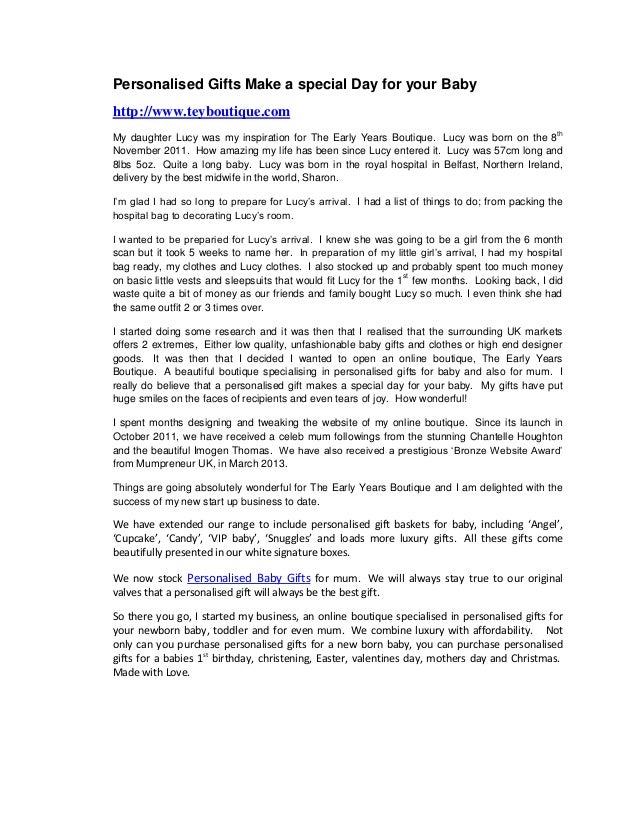 1 year old personalised gifts