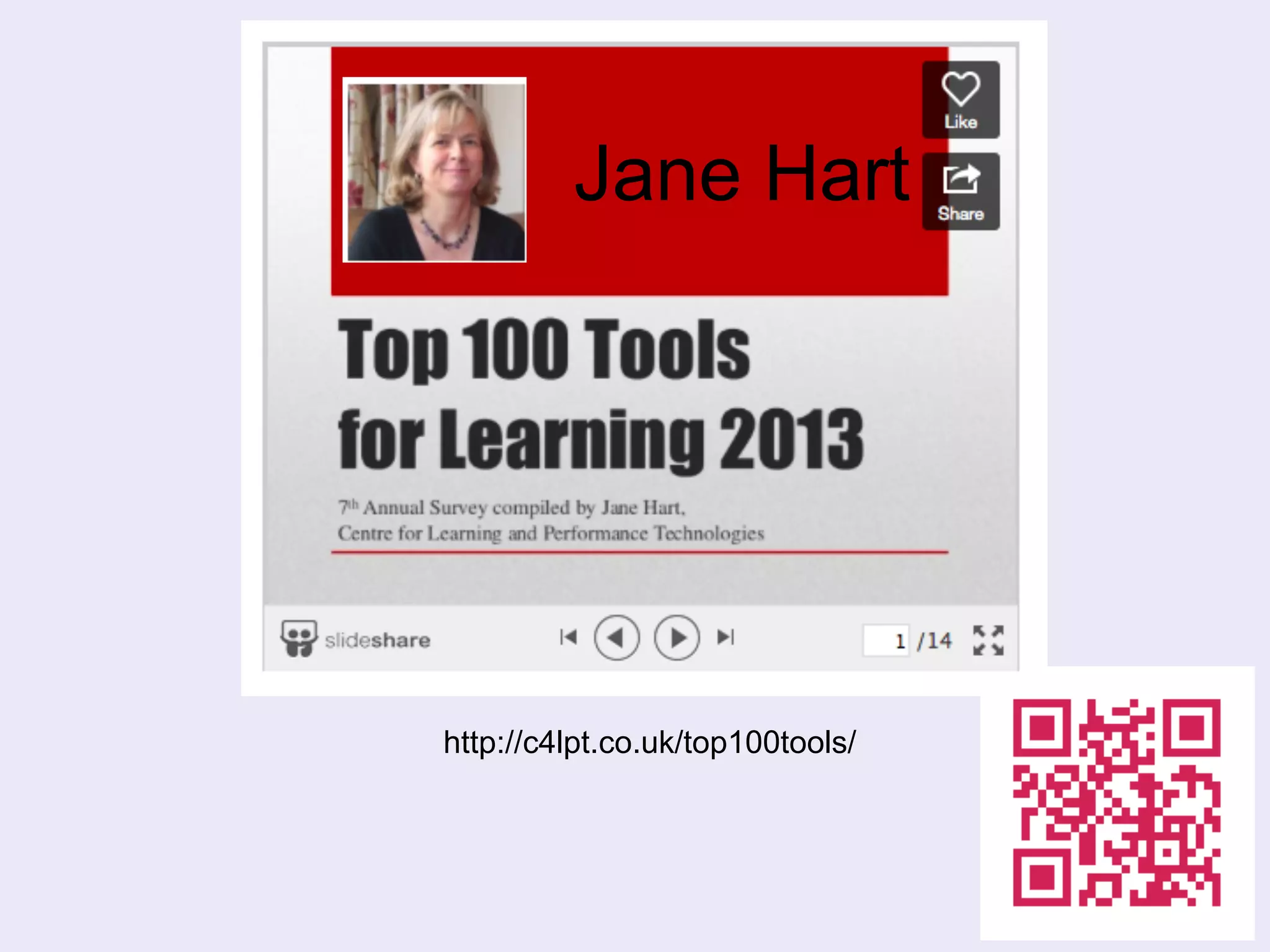 Jane Hart 
http://c4lpt.co.uk/top100tools/ 
 