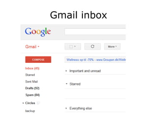 Gmail inbox
 