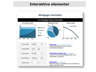 Interaktive elementer
 