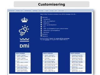 Customisering
 
