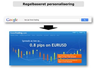 Regelbaseret personalisering
 