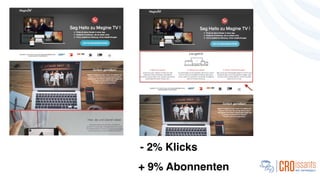 - 2% Klicks
+ 9% Abonnenten
 