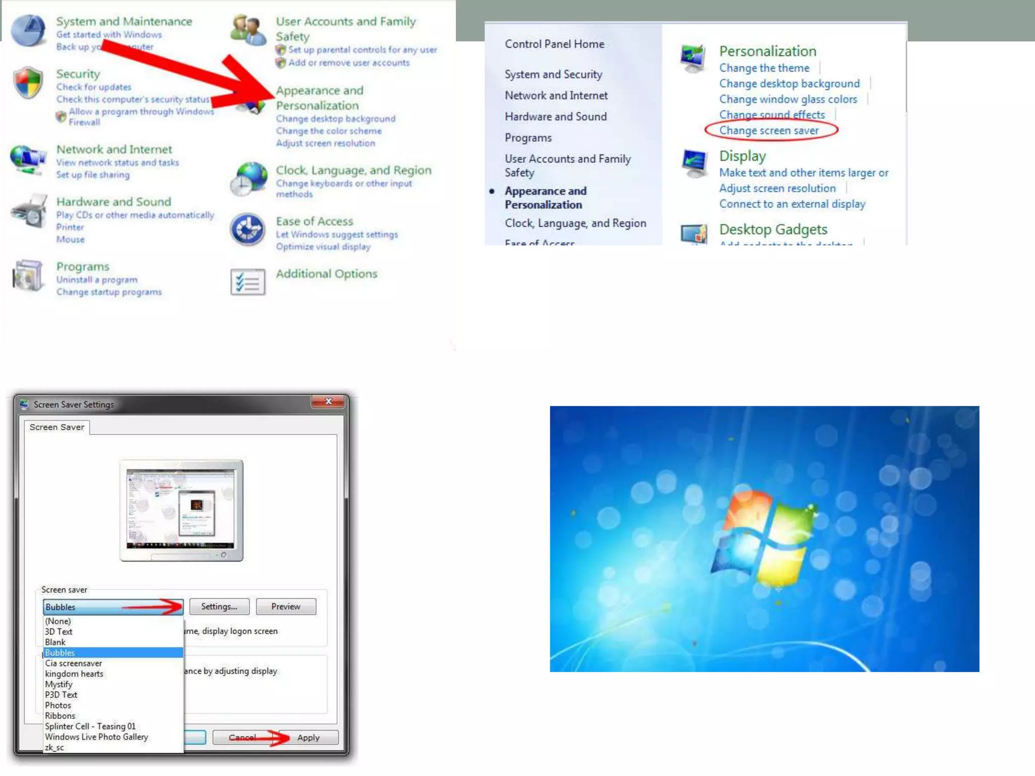 Configuring personal desktop
