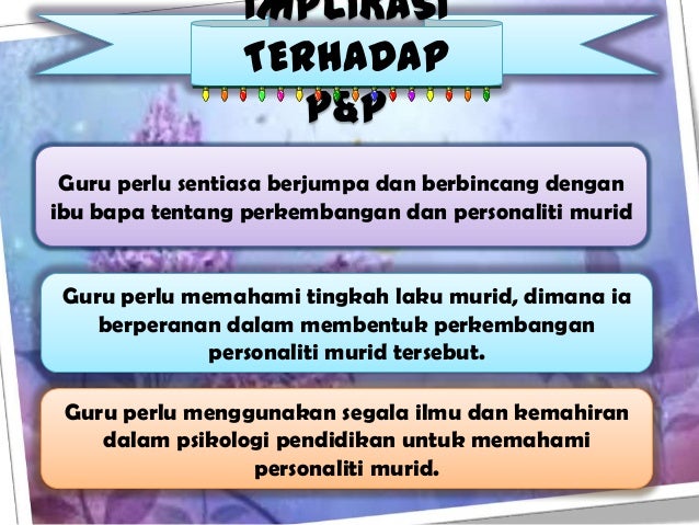Teori Personaliti (perkembangan kanak-kanak)