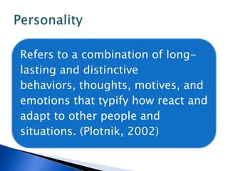 Personality