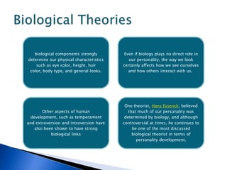 Biological Theories