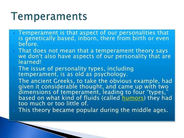 Personality Theories