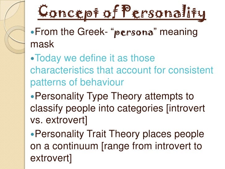 personality