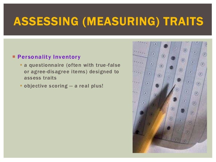 Personality And Measurement