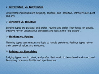 Heredity and environment Heredity sets the limits on the development of personality characteristics.