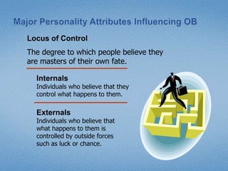  Situational factors reflect the opportunities or constraints imposed by the operational context.Personality Traits Enduring characteristics that describe an individual’s behavior.
