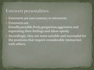 Personality | PPTX