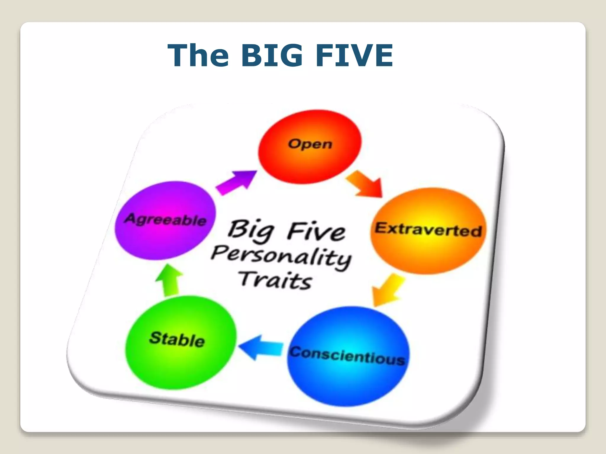 The BIG FIVE
 