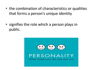 Personality | PPTX