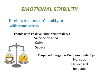 Stability Example Psych Personality | PPTX