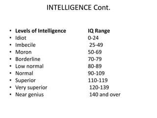 Personality , Intelligence and Social Psychology | PPTX