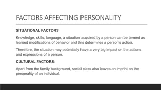Personality and Personality Development | PPTX