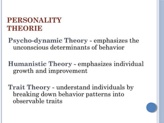 personality in organizational behaviour.ppt