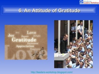 6. An Attitude of Gratitude 