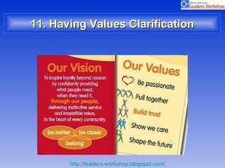 11. Having Values Clarification 