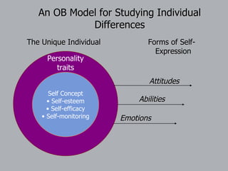 Individual Self Model Personality emotions | PPT