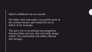 Personality Analysis of Adolf Hitler PPT