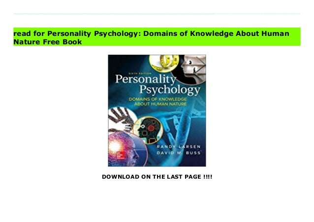 Personality psychology-domains-of-knowledge-about-human-nature