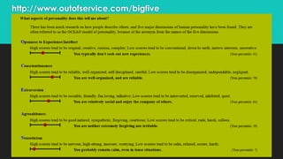 http://www.outofservice.com/bigfive 
 