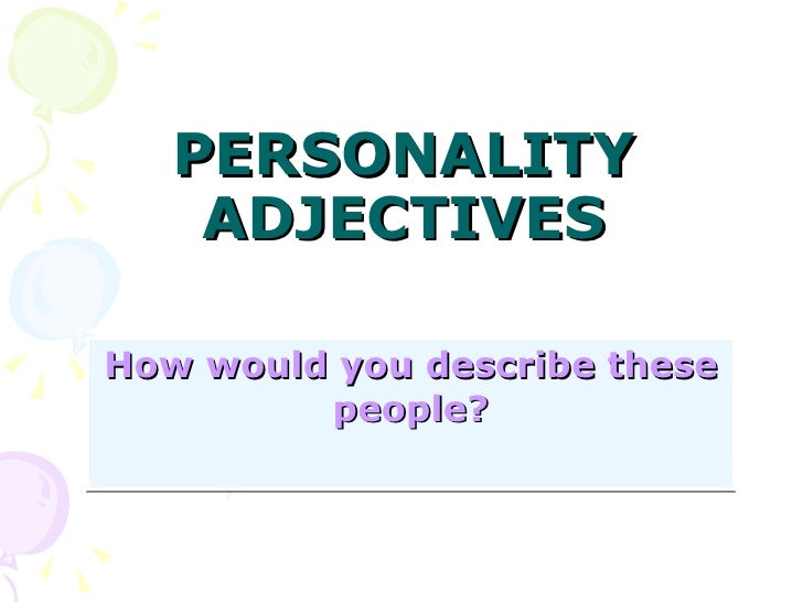 adjective powerpoint
