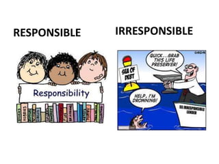 RESPONSIBLE IRRESPONSIBLE
 
