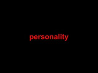 personality 
