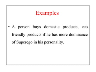 Consumer Personality Examples Personality and consumer behaviour | PPT