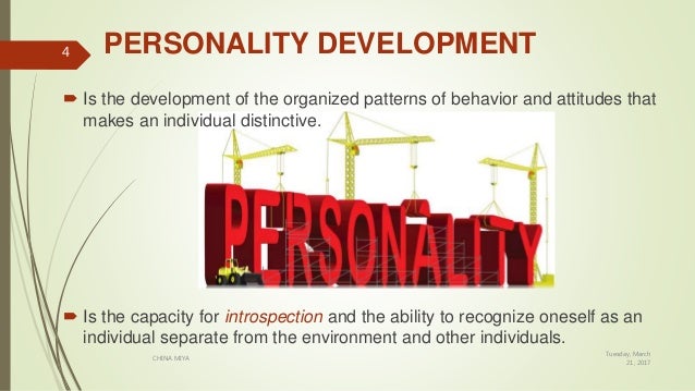 Personality and four stages of personality development