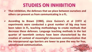 Personality and language learning | PPTX