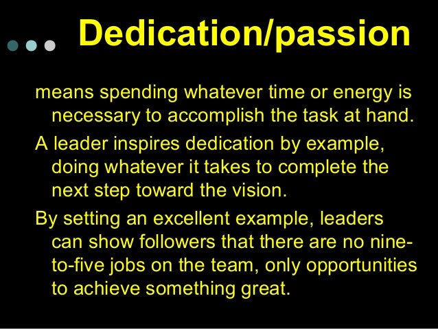 Passion Vs. Dedication — What’S The Difference? – KYPB