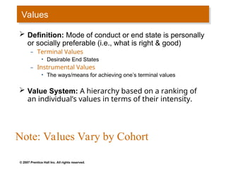 personality and values personality and values. .ppt