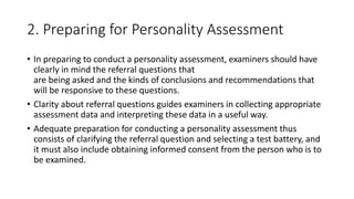 Referral Question Example Personality assessment.pptx