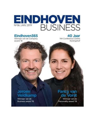 Personality Award Fancy van de Vorst Eindhoven Business cover januari 2019