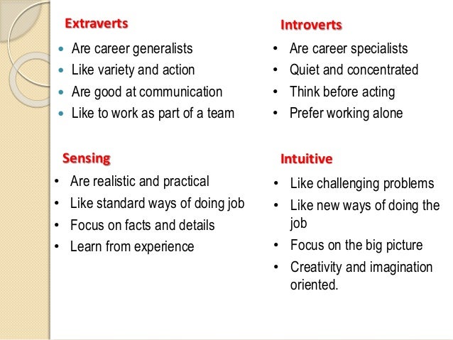 Personality Career Choice